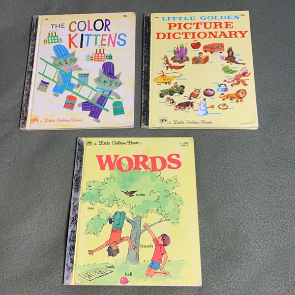 Little Golden Books Other - Vintage Little Golden Books from the 1970’s.  Approximately 6 3/4” x 8”.